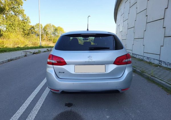 Peugeot 308 cena 28400 przebieg: 241000, rok produkcji 2014 z Bolków małe 254